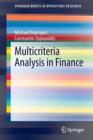 Multicriteria Analysis in Finance - Book