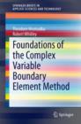 Foundations of the Complex Variable Boundary Element Method - Book