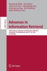 Advances in Information Retrieval : 36th European Conference on IR Research, ECIR 2014, Amsterdam, The Netherlands, April 13-16, 2014, Proceedings - Book
