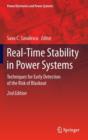 Real-Time Stability in Power Systems : Techniques for Early Detection of the Risk of Blackout - Book