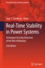 Real-Time Stability in Power Systems : Techniques for Early Detection of the Risk of Blackout - eBook