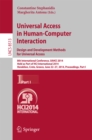Universal Access in Human-Computer Interaction: Design and Development Methods for Universal Access : 8th International Conference, UAHCI 2014, Held as Part of HCI International 2014, Heraklion, Crete - eBook