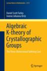 Algebraic K-theory of Crystallographic Groups : The Three-Dimensional Splitting Case - Book