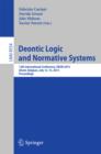 Deontic Logic and Normative Systems : 12th International Conference, DEON 2014, Ghent, Belgium, July 12-15, 2014. Proceedings - eBook