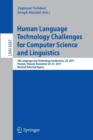 Human Language Technology Challenges for Computer Science and Linguistics : 5th Language and Technology Conference, LTC 2011, Poznan, Poland, November 25--27, 2011, Revised Selected Papers - Book