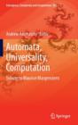 Automata, Universality, Computation : Tribute to Maurice Margenstern - Book