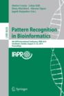 Pattern Recognition in Bioinformatics : 9th IAPR International Conference, PRIB 2014, Stockholm, Sweden, August 21-23, 2014. Proceedings - Book