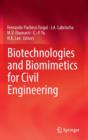 Biotechnologies and Biomimetics for Civil Engineering - Book