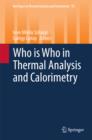 Who is Who in Thermal Analysis and Calorimetry - eBook