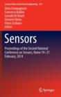 Sensors : Proceedings of the Second National Conference on Sensors, Rome 19-21 February, 2014 - Book