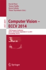 Computer Vision -- ECCV 2014 : 13th European Conference, Zurich, Switzerland, September 6-12, 2014, Proceedings, Part III - eBook