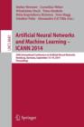 Artificial Neural Networks and Machine Learning -- ICANN 2014 : 24th International Conference on Artificial Neural Networks, Hamburg, Germany, September 15-19, 2014, Proceedings - Book