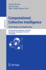Computational Collective Intelligence -- Technologies and Applications : 6th International Conference, ICCCI 2014, Seoul, Korea, September 24-26, 2014, Proceedings - eBook