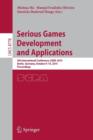 Serious Games Development and Applications : 5th International Conference, SGDA 2014, Berlin, Germany, October 9-10, 2014. Proceedings - Book