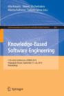 Knowledge-Based Software Engineering : 11th Joint Conference, JCKBSE 2014, Volgograd, Russia, September 17-20, 2014. Proceedings - Book