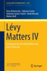 Levy Matters IV : Estimation for Discretely Observed Levy Processes - Book