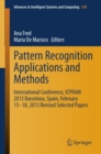 Pattern Recognition Applications and Methods : International Conference, ICPRAM 2013 Barcelona, Spain, February 15-18, 2013 Revised Selected Papers - eBook