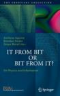 It From Bit or Bit From It? : On Physics and Information - Book