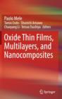 Oxide Thin Films, Multilayers, and Nanocomposites - Book