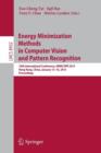 Energy Minimization Methods in Computer Vision and Pattern Recognition : 10th International Conference, EMMCVPR 2015, Hong Kong, China, January 13-16, 2015. Proceedings - Book