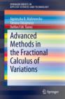 Advanced Methods in the Fractional Calculus of Variations - Book