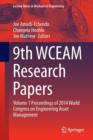 9th WCEAM Research Papers : Volume 1 Proceedings of 2014 World Congress on Engineering Asset Management - Book