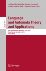 Language and Automata Theory and Applications : 9th International Conference, LATA 2015, Nice, France, March 2-6, 2015, Proceedings - eBook