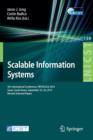 Scalable Information Systems : 5th International Conference, INFOSCALE 2014, Seoul, South Korea, September 25-26, 2014, Revised Selected Papers - Book