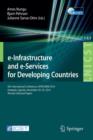 e-Infrastructure and e-Services for Developing Countries : 6th International Conference, AFRICOMM 2014, Kampala, Uganda, November 24-25, 2014, Revised Selected Papers - Book