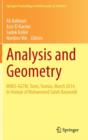 Analysis and Geometry : MIMS-GGTM, Tunis, Tunisia, March 2014. In Honour of Mohammed Salah Baouendi - Book
