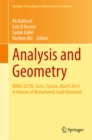 Analysis and Geometry : MIMS-GGTM, Tunis, Tunisia, March 2014. In Honour of Mohammed Salah Baouendi - eBook