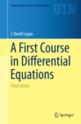 A First Course in Differential Equations - eBook