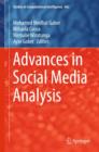 Advances in Social Media Analysis - Book
