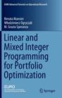 Linear and Mixed Integer Programming for Portfolio Optimization - Book