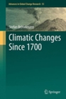Climatic Changes Since 1700 - Book