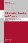 Information Security and Privacy : 20th Australasian Conference, ACISP 2015, Brisbane, QLD, Australia, June 29 -- July 1, 2015, Proceedings - eBook