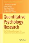 Quantitative Psychology Research : The 79th Annual Meeting of the Psychometric Society, Madison, Wisconsin, 2014 - Book