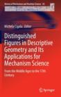 Distinguished Figures in Descriptive Geometry and its Applications for Mechanism Science : From the Middle Ages to the 17th Century - Book