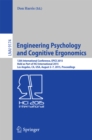 Engineering Psychology and Cognitive Ergonomics : 12th International Conference, EPCE 2015, Held as Part of HCI International 2015, Los Angeles, CA, USA, August 2-7, 2015, Proceedings - eBook