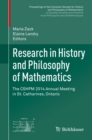 Research in History and Philosophy of Mathematics : The CSHPM 2014 Annual Meeting in St. Catharines, Ontario - eBook
