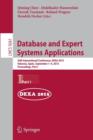 Database and Expert Systems Applications : 26th International Conference, DEXA 2015, Valencia, Spain, September 1-4, 2015, Proceedings, Part I - Book