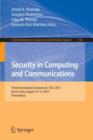 Security in Computing and Communications : Third International Symposium, SSCC 2015, Kochi, India, August 10-13, 2015. Proceedings - Book