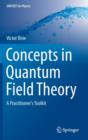 Concepts in Quantum Field Theory : A Practitioner's Toolkit - Book