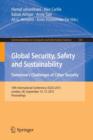 Global Security, Safety and Sustainability: Tomorrow’s Challenges of Cyber Security : 10th International Conference, ICGS3 2015, London, UK, September 15-17, 2015. Proceedings - Book