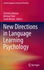 New Directions in Language Learning Psychology - Book