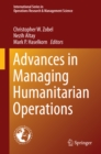 Advances in Managing Humanitarian Operations - eBook