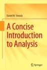 A Concise Introduction to Analysis - Book