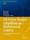 VIII Hotine-Marussi Symposium on Mathematical Geodesy : Proceedings of the Symposium in Rome, 17-21 June, 2013 - Book