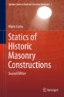 Statics of Historic Masonry Constructions - eBook