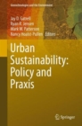 Urban Sustainability: Policy and Praxis - Book